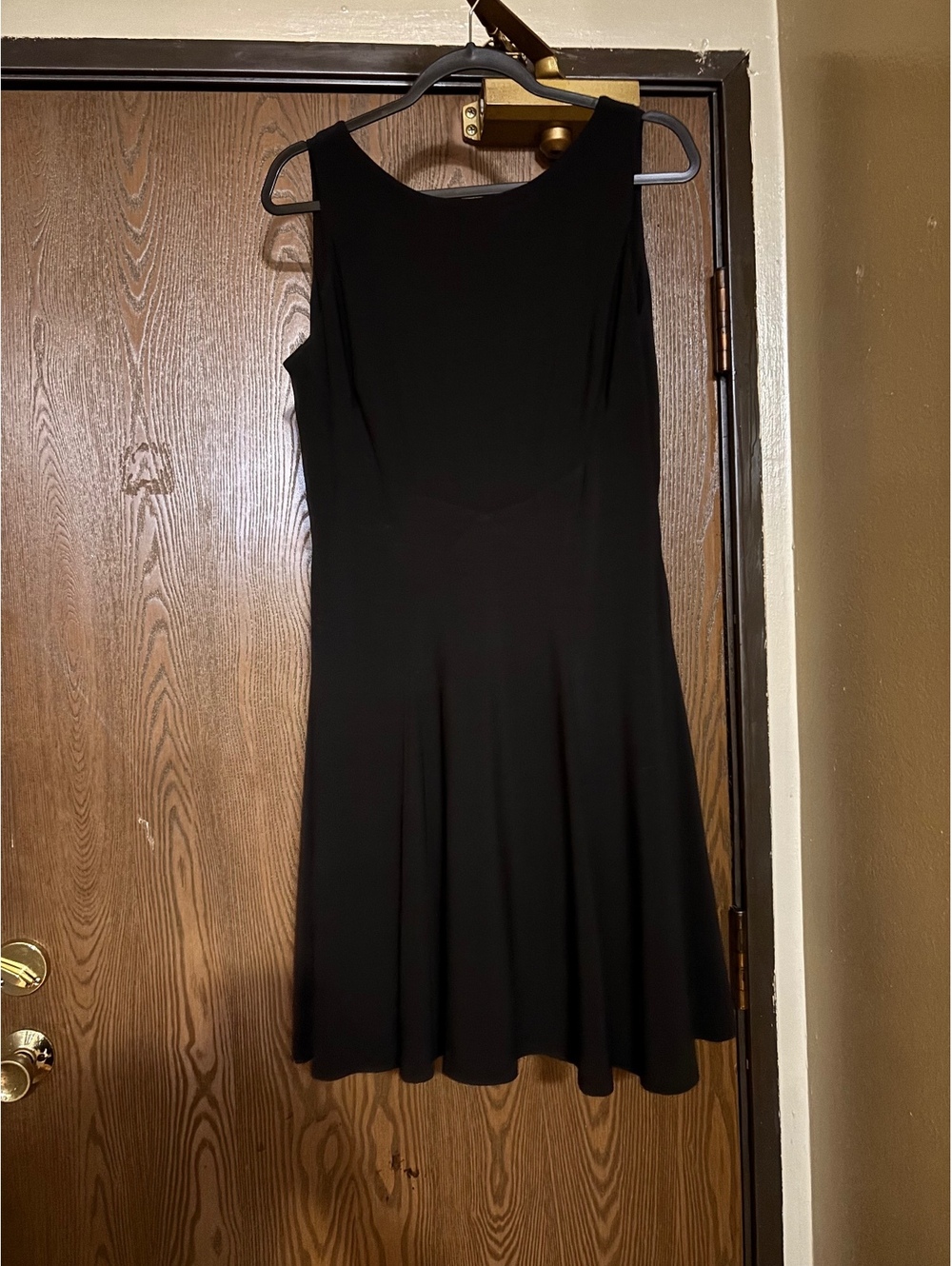 Ralph Lauren Black Sleeveless A-line Midi Dress- Size 14